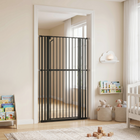 PawHut 63" Extra Tall Pet Gate - 30-41" W Adjustable Baby Gate-Adjustable width from 30 to 41 inches fits most standard doorways
