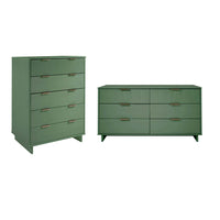 slim fit dress slacks Amazing Sage Green Armoire and Long Dresser Set – Farmhouse Friar main image 0