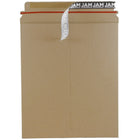 JAM Paper Photo Mailer Stiff Envelopes with Self Adhesive Closure, 11 x 13.5, Brown Kraft Recycled, 20 Pack (8866644g)-Size: 11" x 13-1/2"