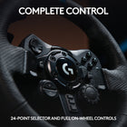 Logitech G923 Racing Wheel and Pedals for PS5, PS4 and PC featuring TRUEFORCE up to 1000 Hz Force Feedback - Black-Total Wheel Control: Control wheel sensitivity, force feedback levels, and button customization via powerful G HUB Gaming Software for PC. Download at logitechG.com/downloads