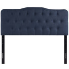 Modway Annabel Upholstered Fabric Queen Headboard - Navy-Fits queen size beds