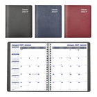 Blueline 2027 Net Zero Carbon Monthly Planner with Twin-Wire Binding - 8-7/8" x 7-1/8" - Assorted Colours - Bilingual-14-Month: December 2026 to January 2028