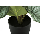 Monarch Specialties 13" Artificial Indoor Epipremnum - Table - Black Pots - Set of 2-No assembly required: product dimensions: 12 in. L x 12 in. W x 12.5 in. H