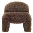 Modway Mina Faux Fur Accent Chair - Brown-8