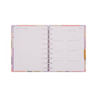 The Happy Planner 2025-2026 Stacked Geos 12-Month Customizable Planner-The Stacked Geos design features bold geometric shapes, playful patterns, and retro-inspired sunbursts and gold for a fun yet calming vibe
