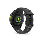Garmin Forerunner 970 Smartwatch - Carbon Grey DLC Titanium with Black Case and Black/Translucent Whitestone Band-BATTERY FOR DAYS - Up to 15 days of battery life in smartwatch mode and up to 26 hours in GPS mode for a more complete picture of your training and recovery.