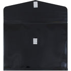JAM Paper Plastic Envelopes with VELCRO Brand Closure, 2 Expansion, Letter Booklet, 9.75 x 13, Black Poly, 12 Pack (218V2BL)-Size: 9-3/4" x 13"