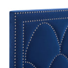 Modway Greta Performance Velvet Twin Headboard - Navy-Durable Stain-Resistant Fabric