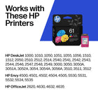HP 61 Original Ink Cartridge - Standard Yield - Tri-Color -Bright tri‑colour ink for photos and graphics