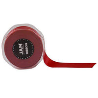 JAM Paper Double Faced Satin Ribbon - 1 1/2" W x 25 yd. - Red-Colour: Red