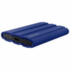 Samsung - T7 2TB USB 3.2 Gen. 2 Shield Portable SSD - Blue-AES 256-bit hardware encryption