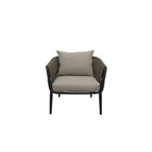 Backyard Lifestyles Nautique 4-Piece Conversation Patio Set - Charcoal-Dimensions: Chairs: 31.4" L x 31.8" W x 28.7" H. 