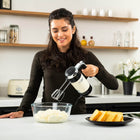 Westinghouse Retro Hand Mixer - White-Enjoy the most excellent results thanks to the 6 adjustable speeds and turbo function