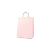 Millbrook Studios Kraft Bags - Medium - Light Pink - 12 Pack (00511)-10.13" x 4.75" x 7.88"