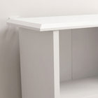 HOMCOM 9-Tier Slim DVD Media Storage Cabinet with Adjustable Shelves - White-Strong particleboard frame with a melamine surface for easy cleaning 