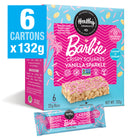Healthy Crunch Barbie Vanilla Sparkle Crispy Squares - 22 gr - Pack de 36-Gluten-free