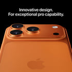 Apple iPhone 17 Pro Max - 256 GB - Cosmic Orange - Bell and Virgin Plus-A19 Pro Chip. Vapour-cooled. Lightning Fast. - A19 Pro is the most powerful iPhone chip yet, delivering up to 40 percent better sustained performance