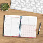 BrownTrout 2024-2025 Plato Academic Seaside Currents Weekly/Monthly Desk Planner - 6.5" x 7.75"-Portability - Great to keep at your desk and offers plenty of room inside to keep important notes, and compact enough to take with you wherever you go