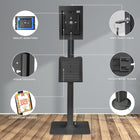 Mount-It Anti-Theft Tablet Kiosk with Document Holder for iPad, iPad Air, iPad Pro-Durable design made from high-strength steel and aluminum