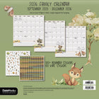 DateWorks 2026 16-Month Family Magnetic Wall Calendar - 12" x 12" - Animals - English-300+ stickers including fun kid stickers and functional reminder stickers