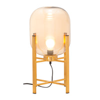 Zuo Wonderwall Table Lamp - Gold-MAX 40W A19 shape E26 socket Light Bulb x1 (Not Included)