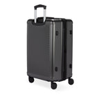 Swiss Gear Hardside Spinner 24" Checked Luggage - Dark Grey-Eight 360° multi-directional spinner wheels for smooth maneuverability