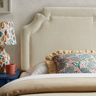 Modway Magnolia Upholstered Fabric Twin Size Headboard - Ecru-Traditional Style Silhouette