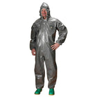 Lakeland Coverall Chemmax3 Respirator Hood Grey Elast 2XL, 2 Pack (C3T132-2XL)-Colour: Grey/Grey