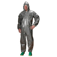 Lakeland Coverall Chemmax3 Respirator Hood Grey Elast 2XL, 2 Pack (C3T132-2XL)-Colour: Grey/Grey