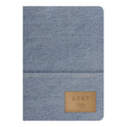 Letts of London 2027 Denim Weekly/Monthly Planner with Sewn Binding and Fabric Cover - 8-1/4" x 5-7/8"- Assorted - Multilingual-Reference calendar for current month on
each spread