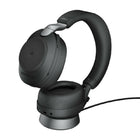 Jabra Evolve2 85 Link380C MS Stereo Headset with Stand - Black-Busylight visible from all angles