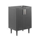 Modway Augusta 24" Bathroom Vanity Cabinet - Grey-Modern Bathroom Vanity