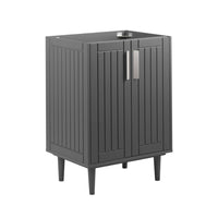 Modway Augusta 24" Bathroom Vanity Cabinet - Grey-Modern Bathroom Vanity