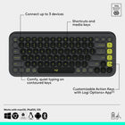 Logitech Pop Icon Bluetooth Keyboard & Mouse Combo - Graphite/Lime-Compatible with MacBook Neo laptops: instant Bluetooth connection, seamless & color-matched