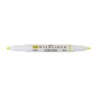 Zebra Mildliner Double Ended Pen-Style Highlighter - Mild Yellow-Mild water resistant ink is translucent and excellent for layering