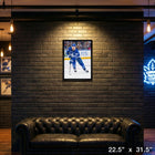 Auston Matthews Maple Leafs Action - Framed Canvas - 22" x 31"-Finished size: 22.5x31.5