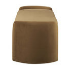 Modway Nebula Upholstered Performance Velvet Bench - Cognac-Bench Capacity: 400 lbs.