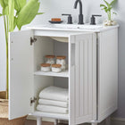 Modway Augusta 24" Bathroom Vanity - White-8-Inch Centerset Holes