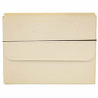 JAM Paper Thick Portfolio File Carrying Case with Elastic - 10 x 1 1/4 x 13 1/4 - Natural Kraft-Natural Brown Kraft Portfolio Carrying Case
