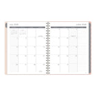 Mead 2026-27 Artisan Floral Lines Weekly/Monthly Hard Cover Planner - 11" x 9" - Multicolour - Bilingual-Durable hard cover