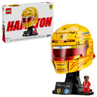 LEGO Editions Formula 1 Scuderia Ferrari HP Helmet - Lewis Hamilton-LEGO Editions Ferrari Lewis Hamilton Helmet for F1 fans ages 14 and up