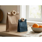 Minimal Wooden Donut Clip - Dark Wood - 12 Pack-Finish: Natural wood or walnut tone