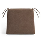 Modway Jax Fabric Dining Chair Seat Cushion - Cocoa-Tie-On Corner Straps