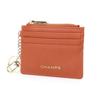 Champs Iconic Keychain Cardholder - Tan-RFID protective Lining