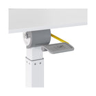 Seville Classics 25.6" W airLIFT Pneumatic Tilting Mobile Desk Cart - White-Supports a total weight of up to 35 lb evenly distributed