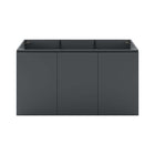 Modway Bryn 48" Wall-Mount Bathroom Vanity - Grey-8