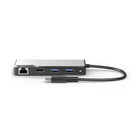 ALOGIC Fusion ALPHA 5-in-1 USB-C Hub - Space Grey-It enables you to mirror or extend the display of your laptop/tablet/phone to a TV, monitor or projector with up to 4K resolution. The 2 x USB-A and1 x USB-C connectors provide a transfer speed of up to 5Gbps allowing you to quickly transfer your data within seconds. Additionally, it enables you to fast-charge your mobile device up to 2A current.
