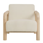 Modway Sereno Boucle Accent Chair - Cream Oak-7