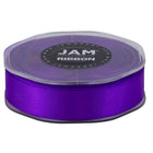 JAM Paper Double Faced Satin Ribbon - 7/8" W x 25 yd. - Purple-Our decorative ribbon is made from the highest quality double-faced satin, which features a smooth finish!