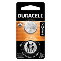 Duracell 2032 Lithium Coin Battery 3V - 2 Pack-BITTER TASTE ON BOTH SIDES: Duracell Lithium Coin CR2032 3 Volt batteries have a non-toxic, bitter coating applied on both sides, to help discourage swallowing